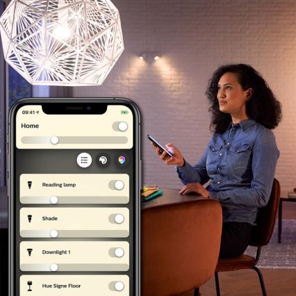 Himmennettevä LED-polttimo Philips Hue WHITE FILAMENT ST64 E27/7W/230V 2100K