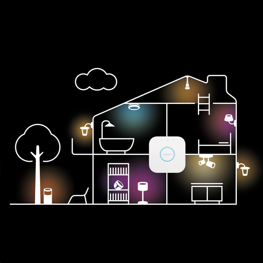 Himmennettevä LED-polttimo Philips Hue WHITE FILAMENT ST64 E27/7W/230V 2100K