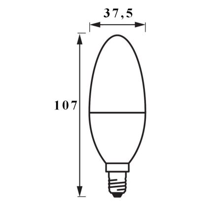 Himmennettevä LED-polttimo SMART+ E14/5W/230V 2700K-6500K Wi-Fi - Ledvance
