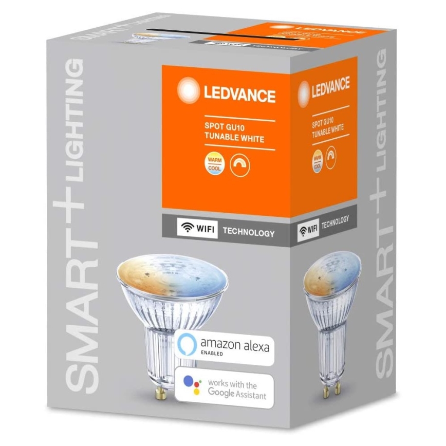 Himmennettevä LED-polttimo SMART+ GU10/5W/230V 2700K-6500K Wi-Fi - Ledvance
