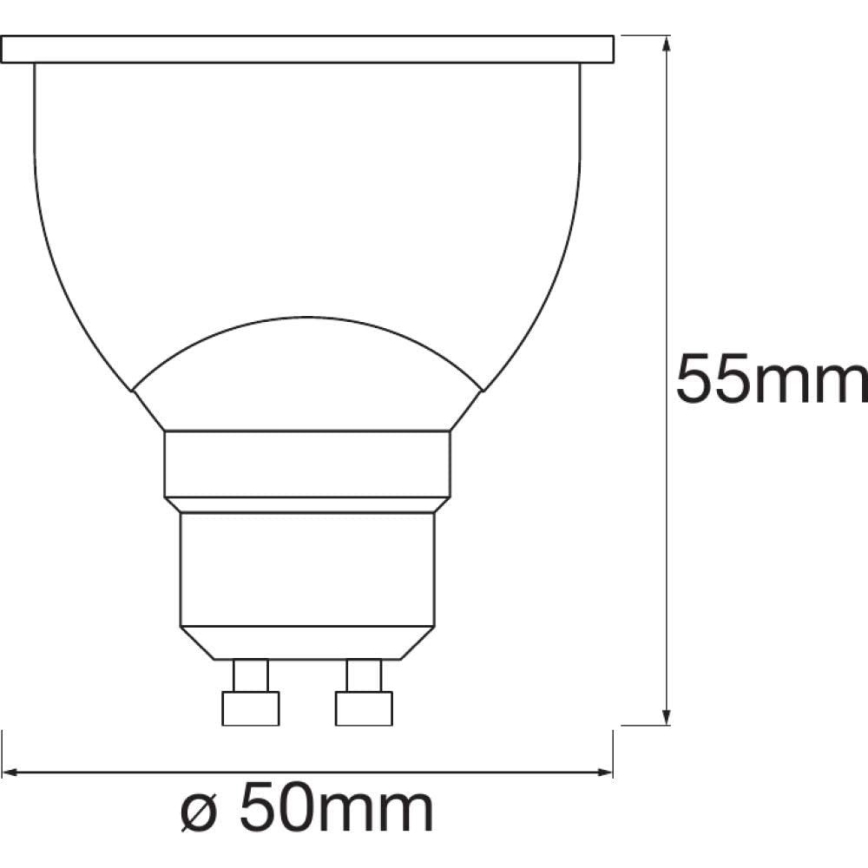 Himmennettevä LED-polttimo SMART+ GU10/5W/230V 2700K Wi-Fi - Ledvance