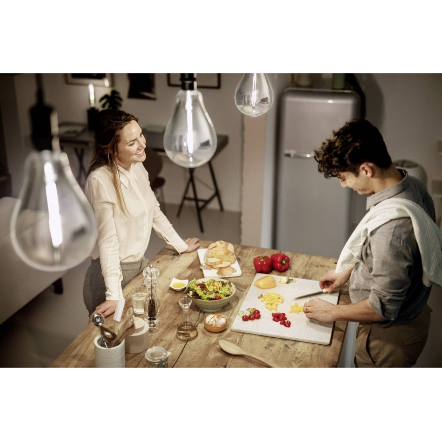 Himmennettevä LED-polttimo SMOKY VINTAGE Philips A160 E27/6,5W/230V 4000K