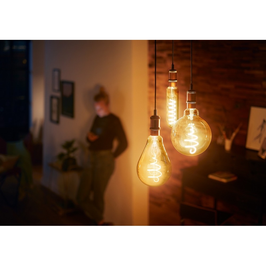 Himmennettevä LED-polttimo VINTAGE Philips A160 E27/6,5W/230V 2000K