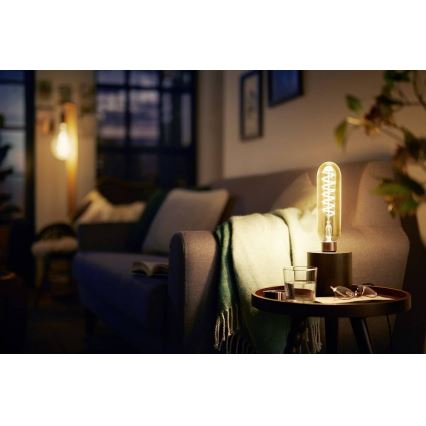 Himmennettevä LED-polttimo VINTAGE Philips T65 E27/6,5W/230V 2000K