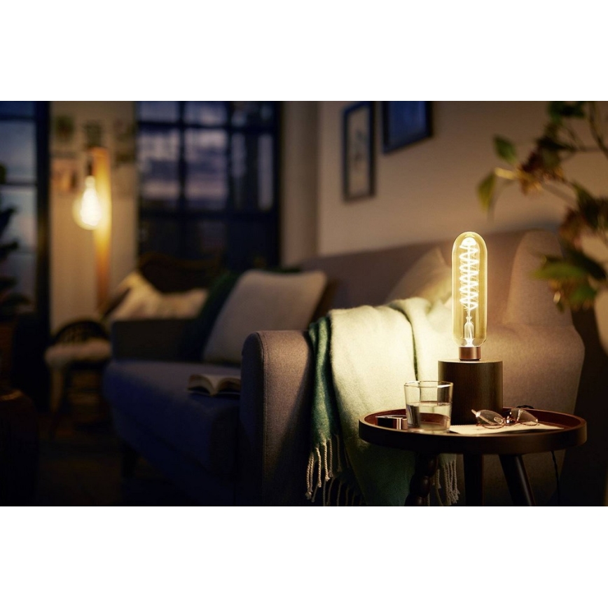 Himmennettevä LED-polttimo VINTAGE Philips T65 E27/6,5W/230V 2000K