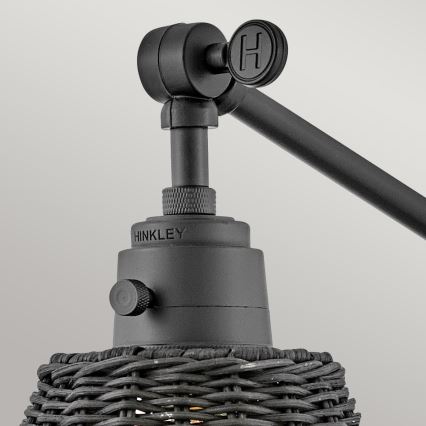 Hinkley - ARTI seinäspotti 1xE27/60W/230V musta