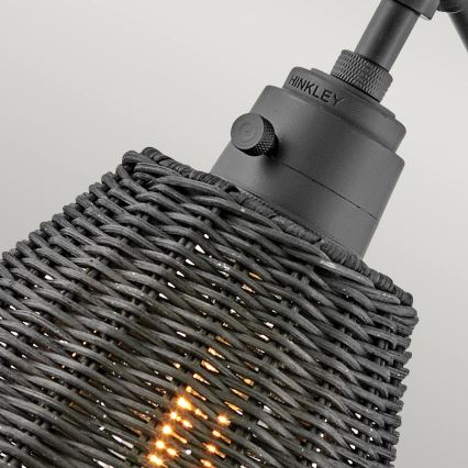 Hinkley - ARTI seinäspotti 1xE27/60W/230V musta