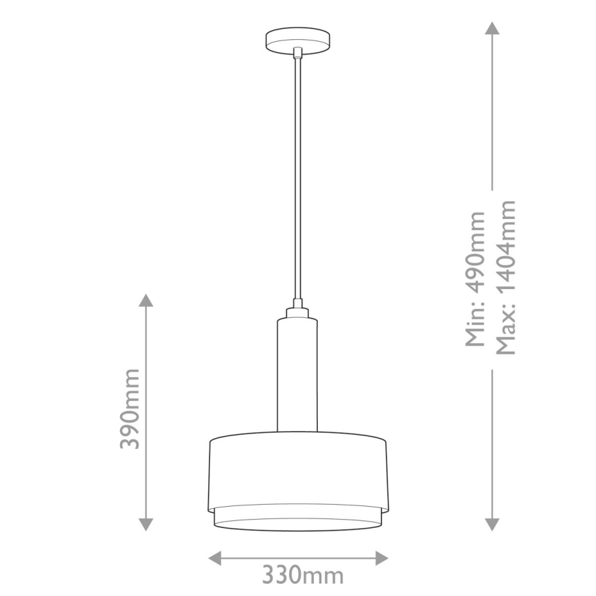 Hinkley - Riippukattokruunu CEDRIC 2xE27/60W/230V halkaisija 33 cm messinki