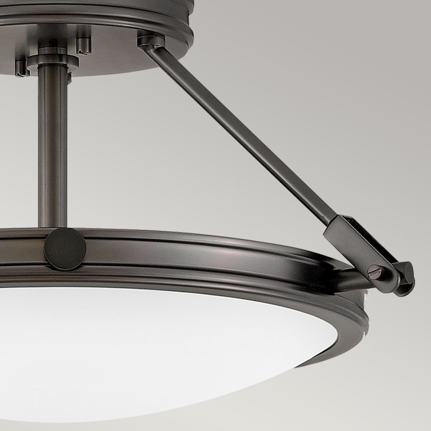 Hinkley - Pinta-asennettava kattokruunu COLLIER 3xE14/40W/230V halkaisija 41,7 cm musta