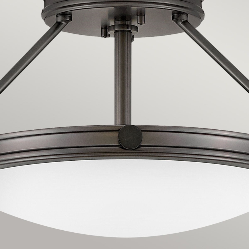 Hinkley - Pinta-asennettava kattokruunu COLLIER 3xE14/40W/230V halkaisija 41,7 cm musta