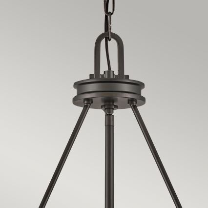 Hinkley - COLLIER riippuvalaisin ketjulla 5xE27/40W/230V, halkaisija 68,5 cm, musta