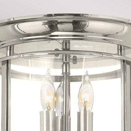 Hinkley - Kattovalo GENTRY 3xE14/40W/230V kiiltävä kromi
