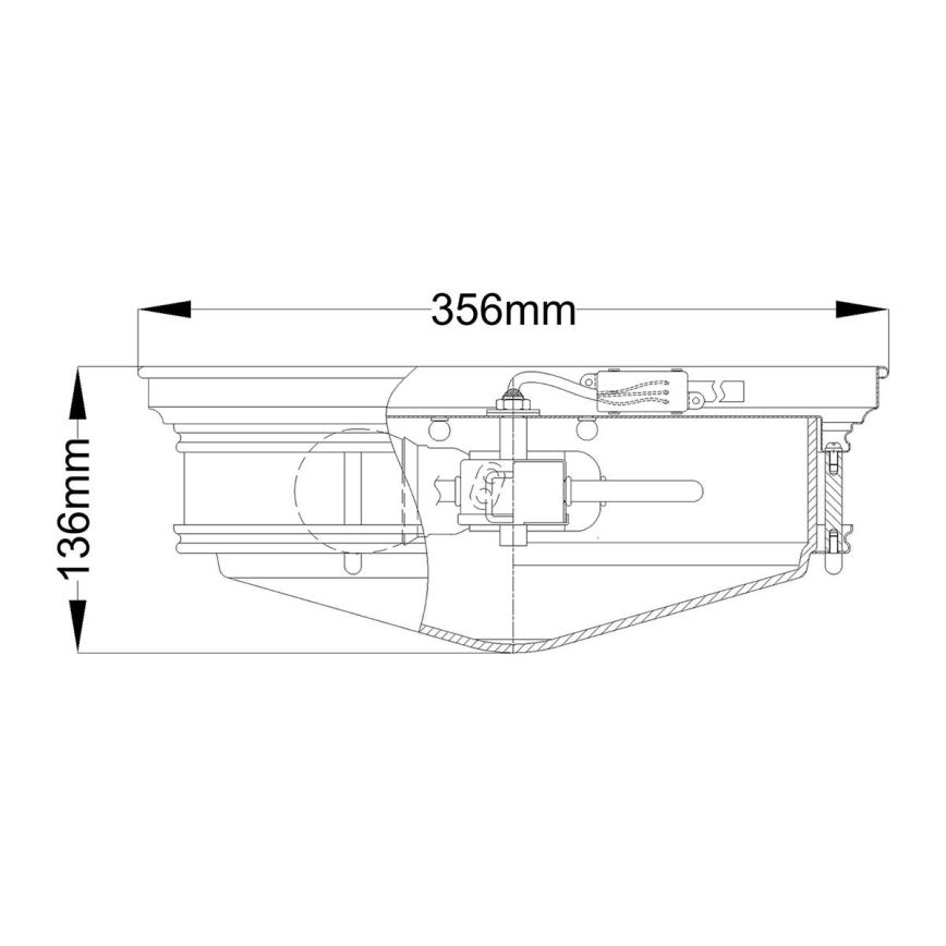 Hinkley - Kattovalo HADLEY 3xE27/40W/230V kiiltävä kromi