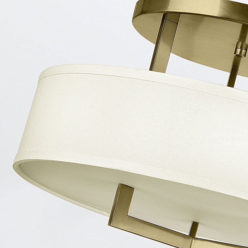 Hinkley - Kattovalaisin HAMPTON 3xE27/60W/230V Ø 50,8 cm kullanvärinen
