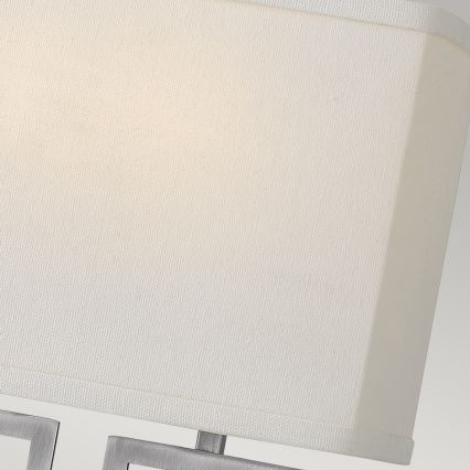 Hinkley - Seinävalaisin LANZA 2xE14/60W/230V mattakromi