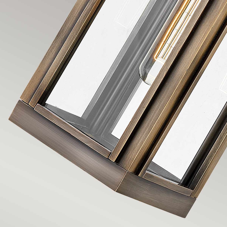 Hinkley - Ulkoseinävalaisin HARBOR 1xE27/60W/230V IP44 pronssinvärinen