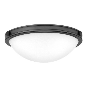 Hinkley - Kattovalaisin COLLIER 2xE27/40W/230V halkaisija 34,6 cm musta