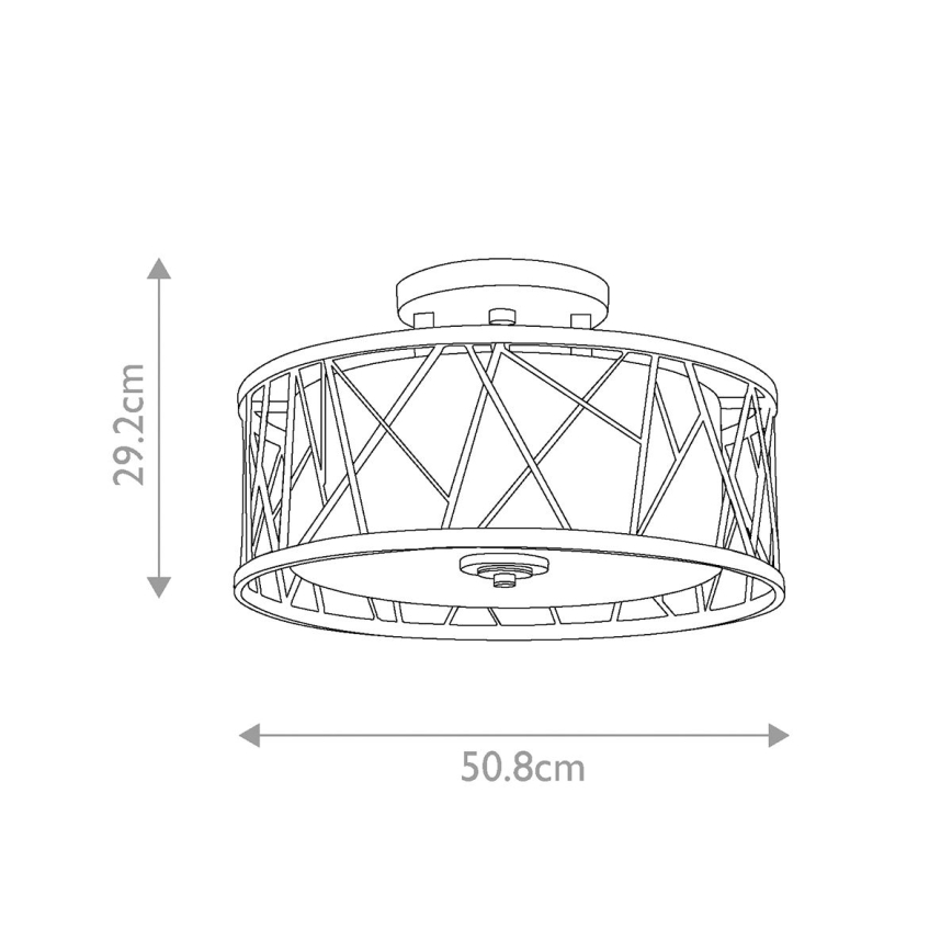 Hinkley - Kiinteä kattokruunu NEST 3xE27/75W/230V kultainen