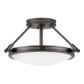 Hinkley - Pinta-asennettava kattokruunu COLLIER 3xE14/40W/230V halkaisija 41,7 cm musta