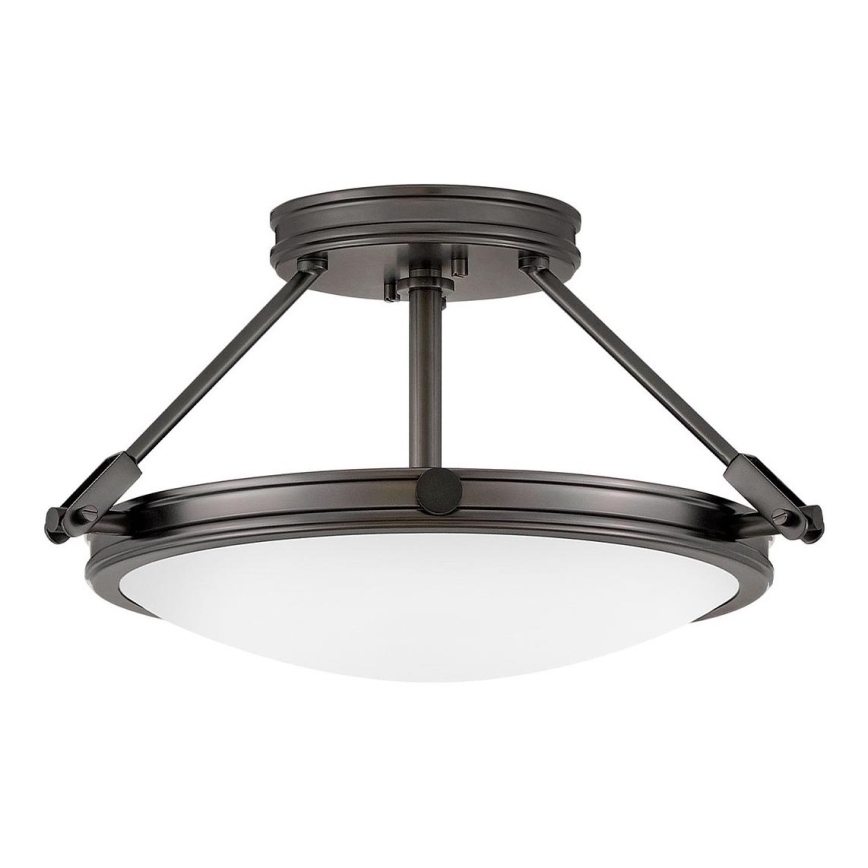 Hinkley - Pinta-asennettava kattokruunu COLLIER 3xE14/40W/230V halkaisija 41,7 cm musta