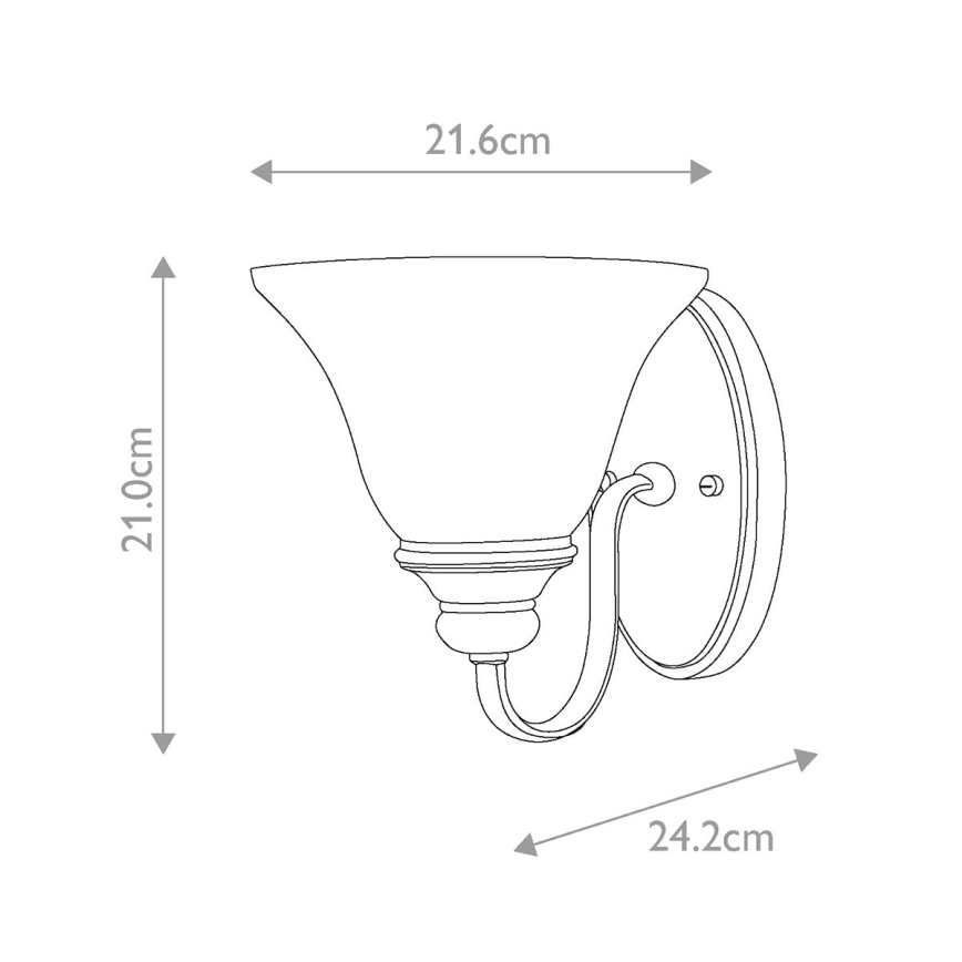 Hinkley - Seinävalaisin CELLO 1xE27/60W/230V