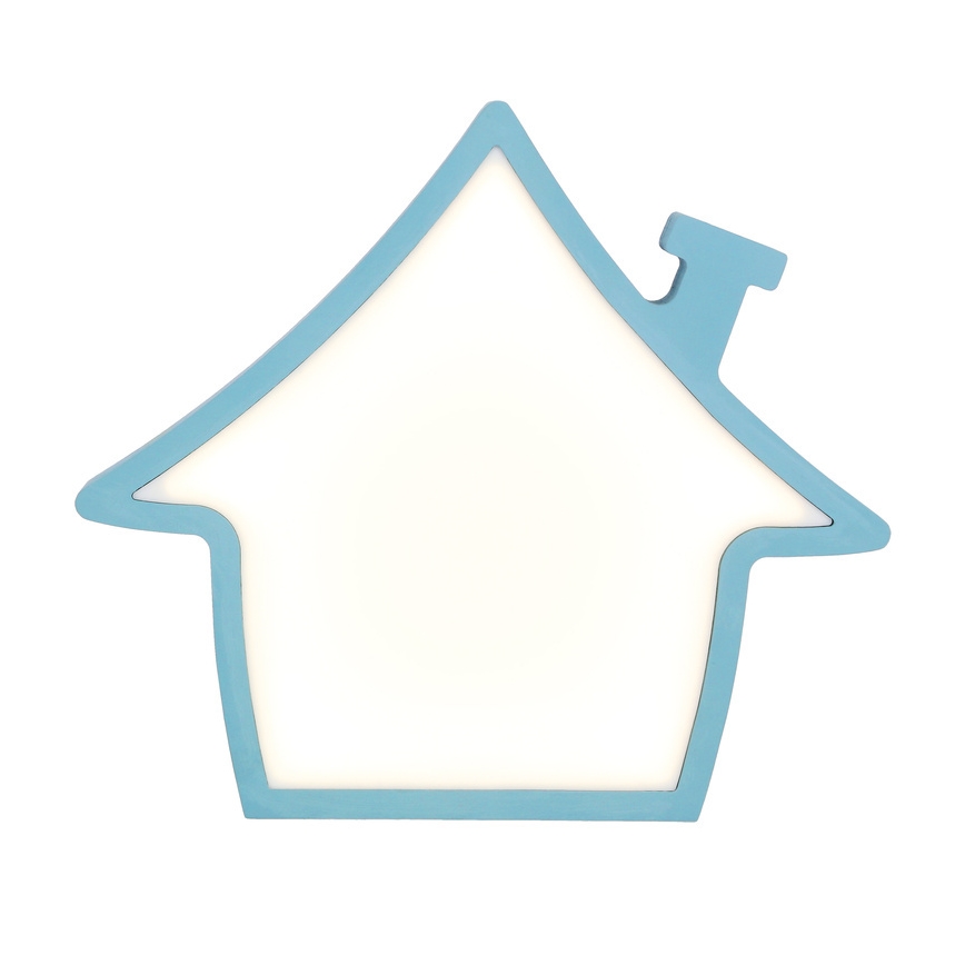 HOUSE LED/10W/230V sininen lasten pöytälamppu