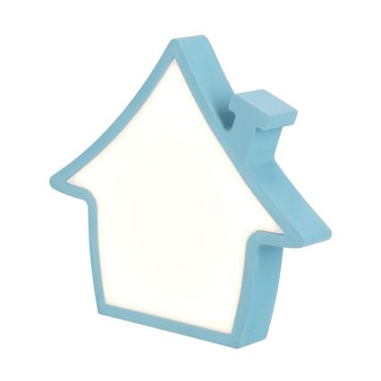 HOUSE LED/10W/230V sininen lasten pöytälamppu