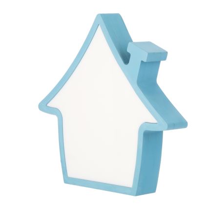 HOUSE LED/10W/230V sininen lasten pöytälamppu