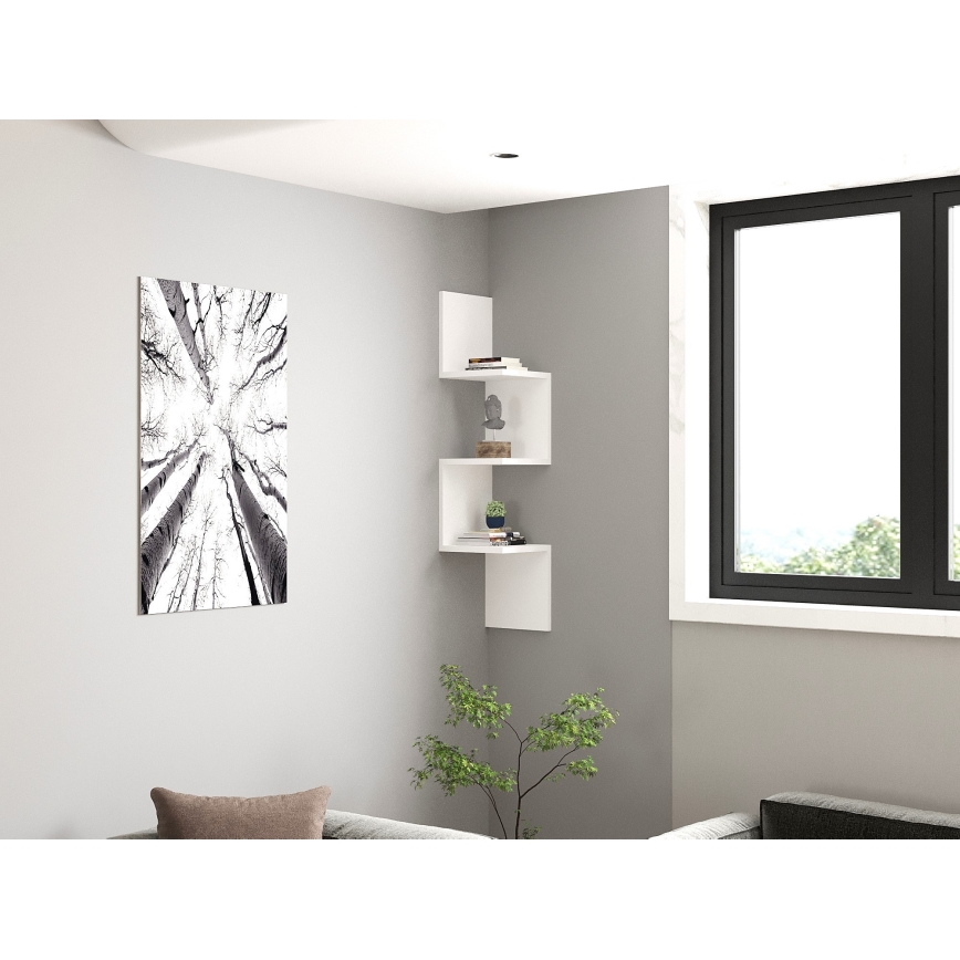 Hylly NUVIA valkoinen