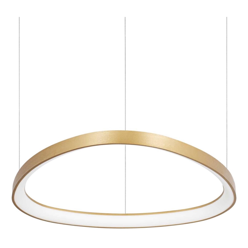 Ideal Lux - Himmennettävä LED-kattokruunu johdossa GEMINI LED/48W/230V halkaisija 61 cm CRI 90 kulta