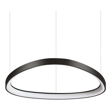 Ideal Lux - Himmennettävä LED-kattokruunu johdossa GEMINI LED/48W/230V halkaisija 61 cm CRI 90 musta
