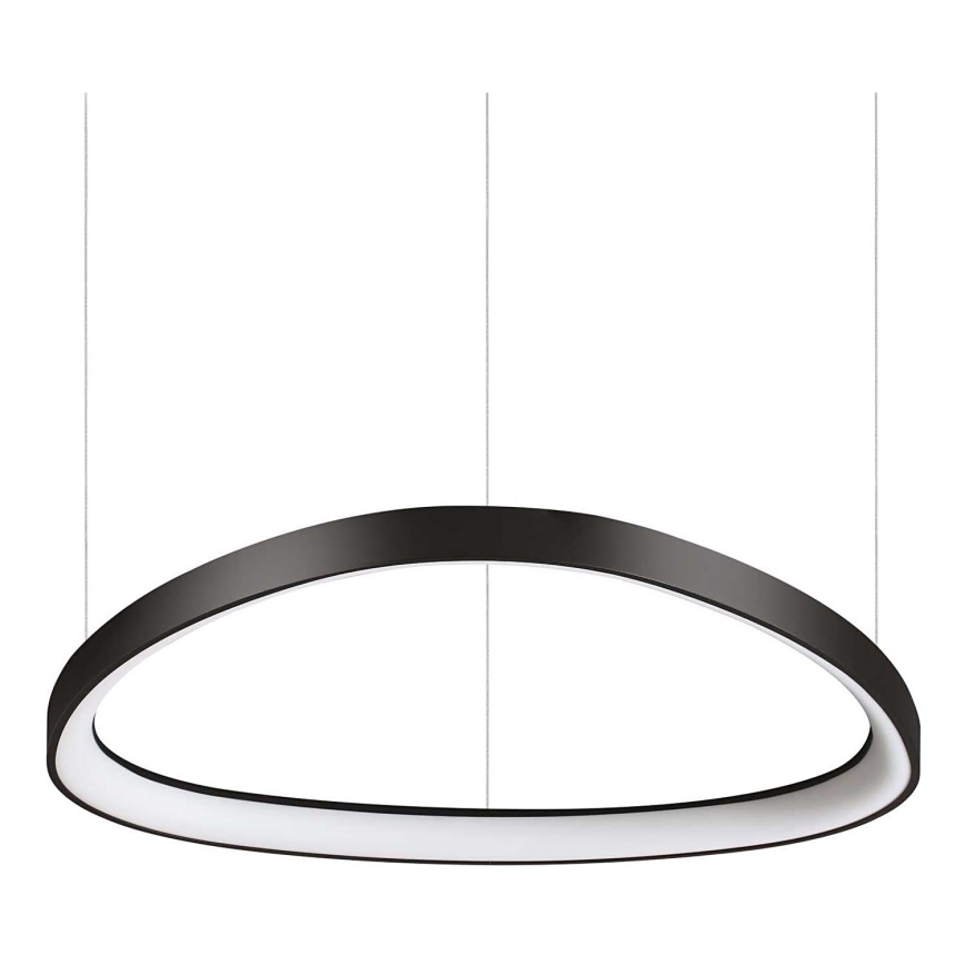Ideal Lux - Himmennettävä LED-kattokruunu johdossa GEMINI LED/48W/230V halkaisija 61 cm CRI 90 musta