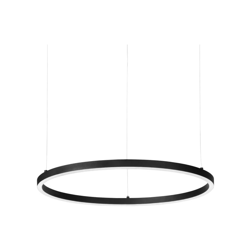 Ideal Lux - Himmennettävä LED-kattokruunu johdossa ORACLE SLIM LED/28W/230V 4000K halkaisija 50 cm CRI 90 musta