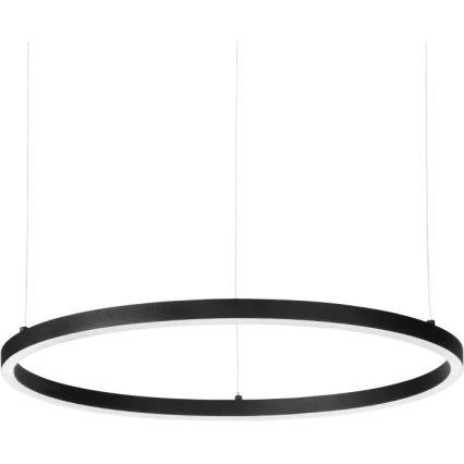 Ideal Lux - Himmennettävä LED-kattokruunu johdossa ORACLE SLIM LED/40W/230V 4000K halkaisija 70 cm CRI 90 musta