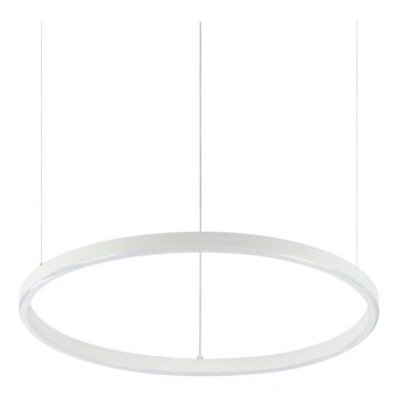 Ideal Lux - Himmennettävä LED-kattokruunu johdossa ORACLE SLIM LED/28W/230V 4000K halkaisija 50 cm CRI 90 valkoinen