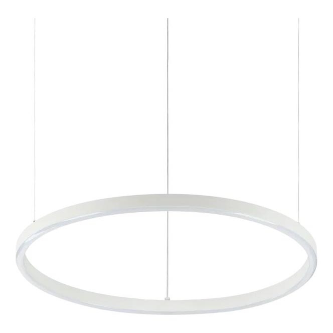 Ideal Lux - Himmennettävä LED-kattokruunu johdossa ORACLE SLIM LED/28W/230V 4000K halkaisija 50 cm CRI 90 valkoinen