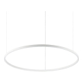 Ideal Lux - Himmennettävä LED-kattokruunu johdossa ORACLE SLIM LED/42W/230V 4000K halkaisija 90 cm CRI 90 valkoinen