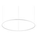 Ideal Lux - Himmennettävä LED-kattokruunu johdossa ORACLE SLIM LED/83W/230V 4000K halkaisija 150 cm CRI 90 valkoinen