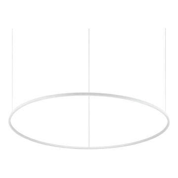 Ideal Lux - Himmennettävä LED-kattokruunu johdossa ORACLE SLIM LED/83W/230V 4000K halkaisija 150 cm CRI 90 valkoinen