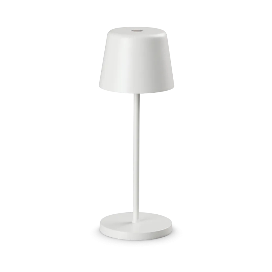Ideal Lux - LED Himmennettävä kosketus ulko pöytävalaisin CUTE LED/2,5W/3,7V USB 2200-2700K IP65 valkoinen