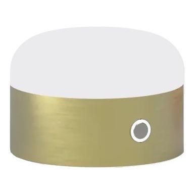 Ideal Lux - Himmennettävä LED-kosketuspöytävalaisin MIGNON LED/5W/5V halkaisija 10 cm CRI 90 messinki