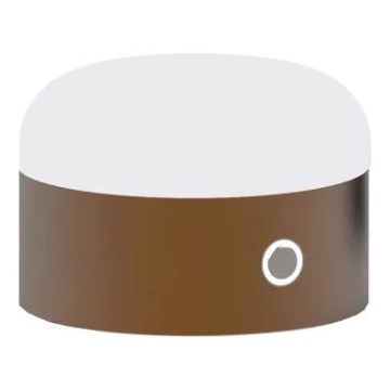 Ideal Lux - Himmennettävä LED-kosketuspöytävalaisin MIGNON LED/5W/5V halkaisija 10 cm CRI 90 ruskea
