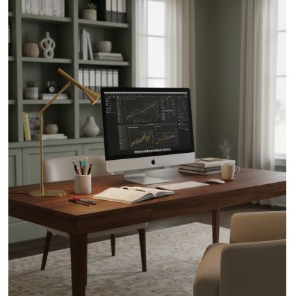 Ideal Lux - Himmennettävä LED-kosketuspöytävalaisin DIESIS LED/6,5W/230V CRI 90 kulta