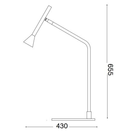 Ideal Lux - Himmennettävä LED-kosketuspöytävalaisin DIESIS LED/6,5W/230V CRI 90 kulta