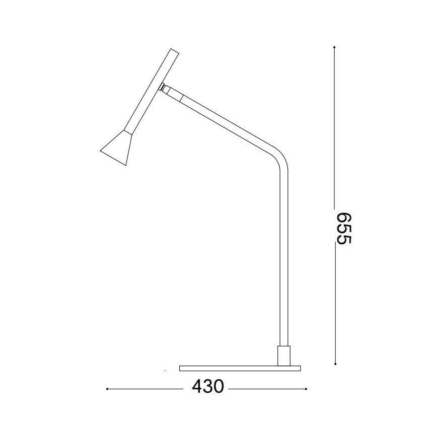 Ideal Lux - Himmennettävä LED-kosketuspöytävalaisin DIESIS LED/6,5W/230V CRI 90 kulta
