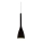 Ideal Lux - Kattokruunu 1xE14/40W/230V musta
