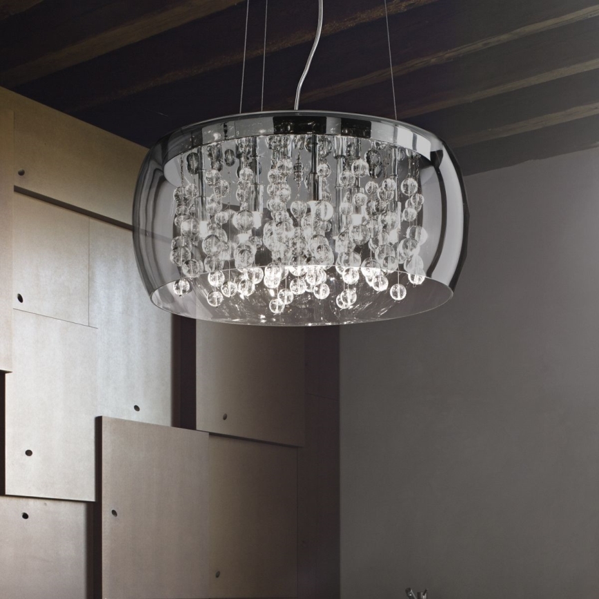 Ideal Lux - Kattokruunu johdossa AUDI 5xG9/40W/230V savuinen