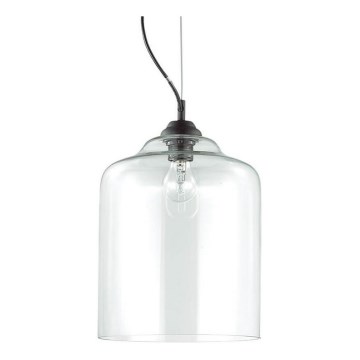 Ideal Lux - Kattokruunu johdossa BISTRO 1xE27/60W/230V halkaisija 24 cm läpinäkyvä
