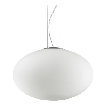 Ideal Lux - Kattokruunu johdossa CANDY 1xE27/42W/230V halkaisija 40 cm valkoinen