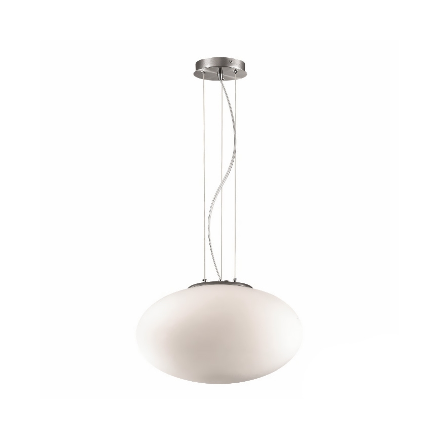 Ideal Lux - Kattokruunu johdossa CANDY 1xE27/42W/230V halkaisija 40 cm valkoinen